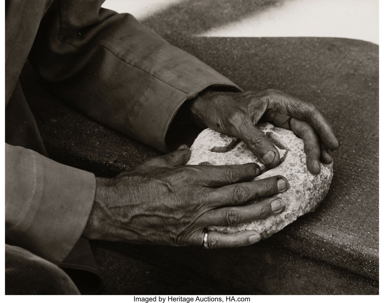 Paul Strand (American, 1890-1976) The Hands of G: Paul Strand (American, 1890-1976) The Hands of Georges Braque, Varencheville, 1957 Gelatin silver print 4-5/8 x 5-7/8 inches (11.8 x 14.9 cm&rpar