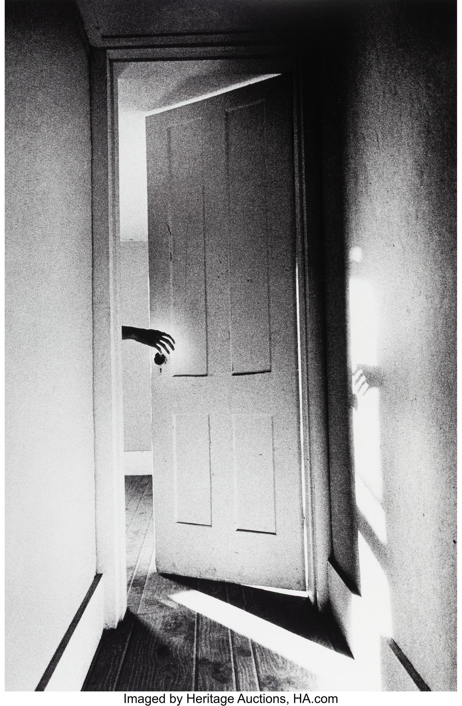 Ralph Gibson (American, b. 1939) From the Somnam: Ralph Gibson (American, b. 1939) From the Somnambulist (Hand and Door), 1969 Oversized gelatin silver print 51-1/2 x 34 inches (130.8 x 86&period
