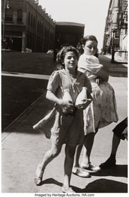 73082&colon; Helen Levitt &lpar;American&comma; 1913-2009&rpar; Woman with Mi