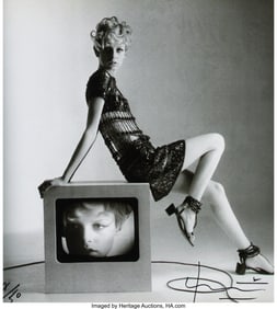 73227&colon; Bert Stern &lpar;American&comma; 1929-2013&rpar; Twiggy and TV&comma; 