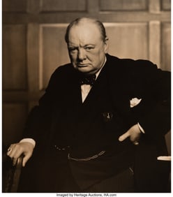 73171&colon; Yousuf Karsh &lpar;Canadian&comma; 1908-2002&rpar; Winston Churc