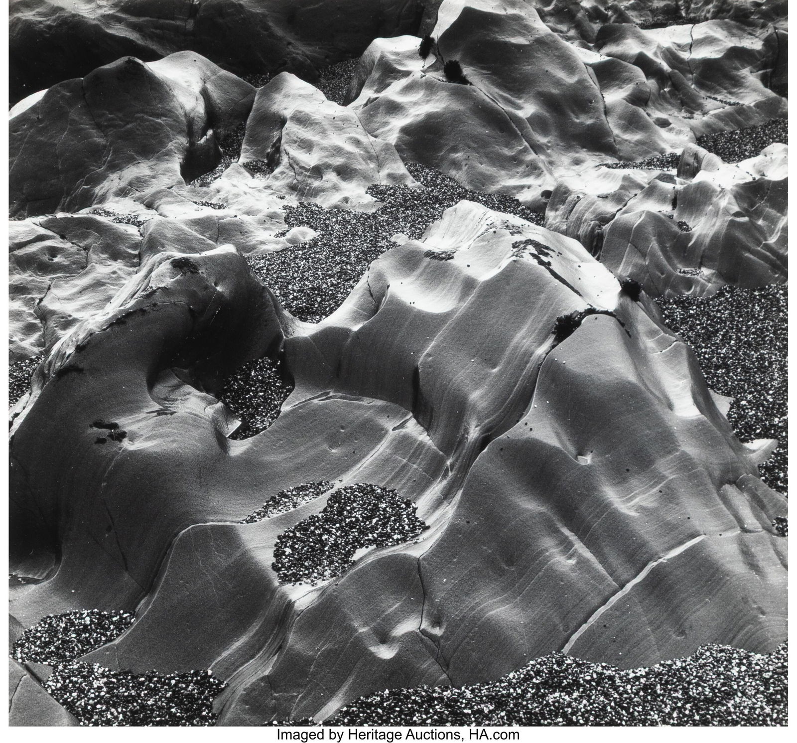 Brett Weston (American, 1911-1993) Lava Rocks, 1: Brett Weston (American, 1911-1993) Lava Rocks, 1973 Gelatin silver print 7-3/8 x 8-1/4 inches (18.7 x 21.0 cm) (image/sheet) Signed