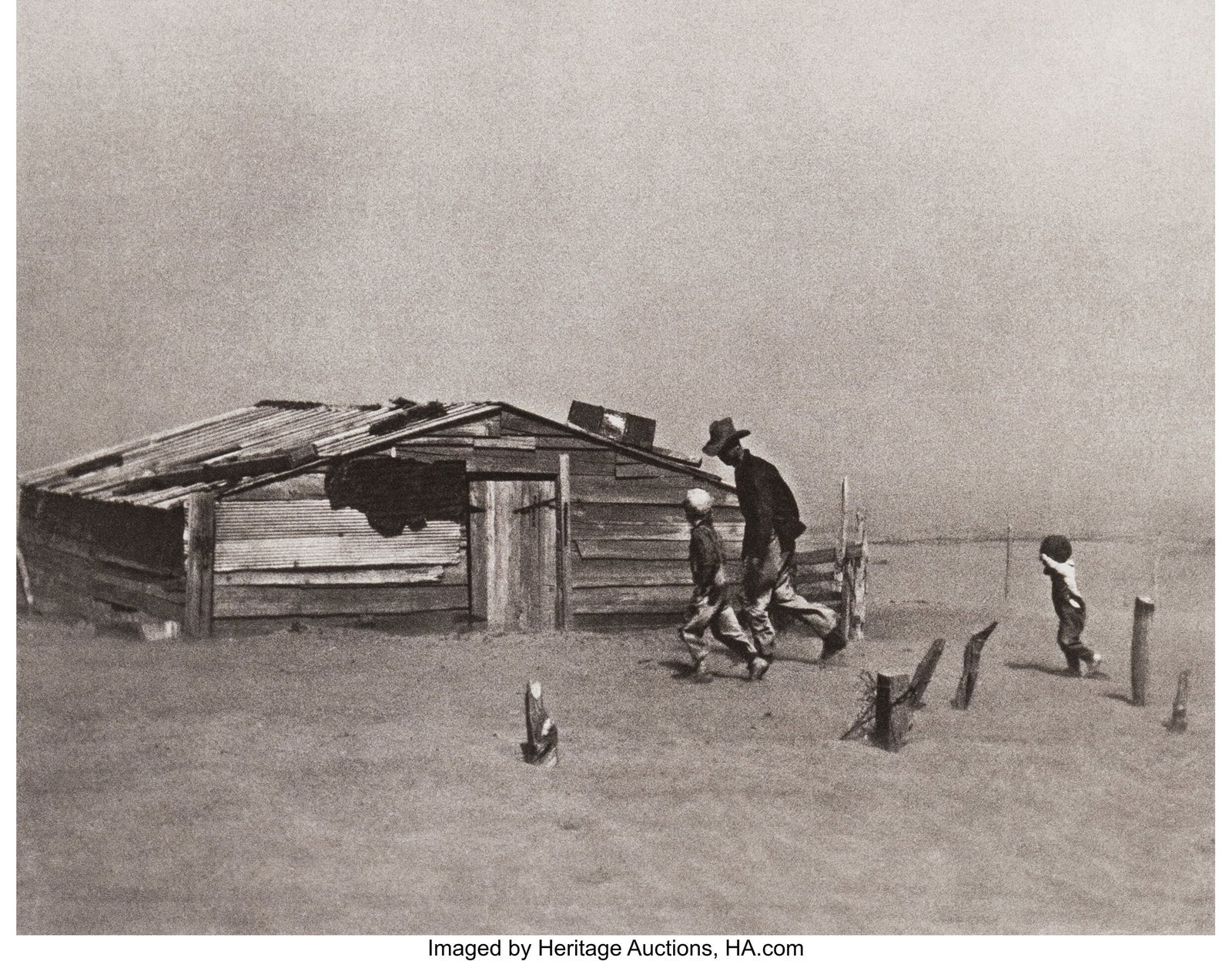 Dorothea Lange (American, 1895-1965) and Arthur: Dorothea Lange (American, 1895-1965) and Arthur Rothstein (American, 1915-1985) Migrant Mother, Nipomo, March; and Dust Storm, Cimarron County&co
