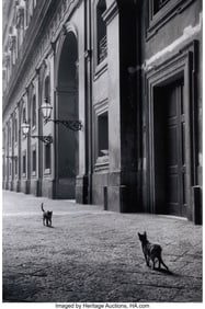 73055&colon; Leonard Freed &lpar;American&comma; 1929-2006&rpar; Cat Stand Of