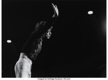73302&colon; Barbara Klemm &lpar;German&comma; 1939&rpar; Mick Jagger&comma; Frankf