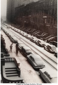 73361&colon; Ruth Orkin &lpar;American&comma; 1921-1985&rpar; Cars in Snow&comma; W