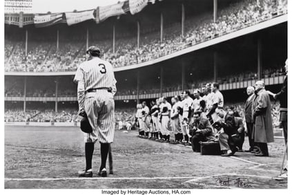 73322&colon; Nat Fein &lpar;American&comma; 1914-2000&rpar; Babe Ruth Bows Ou