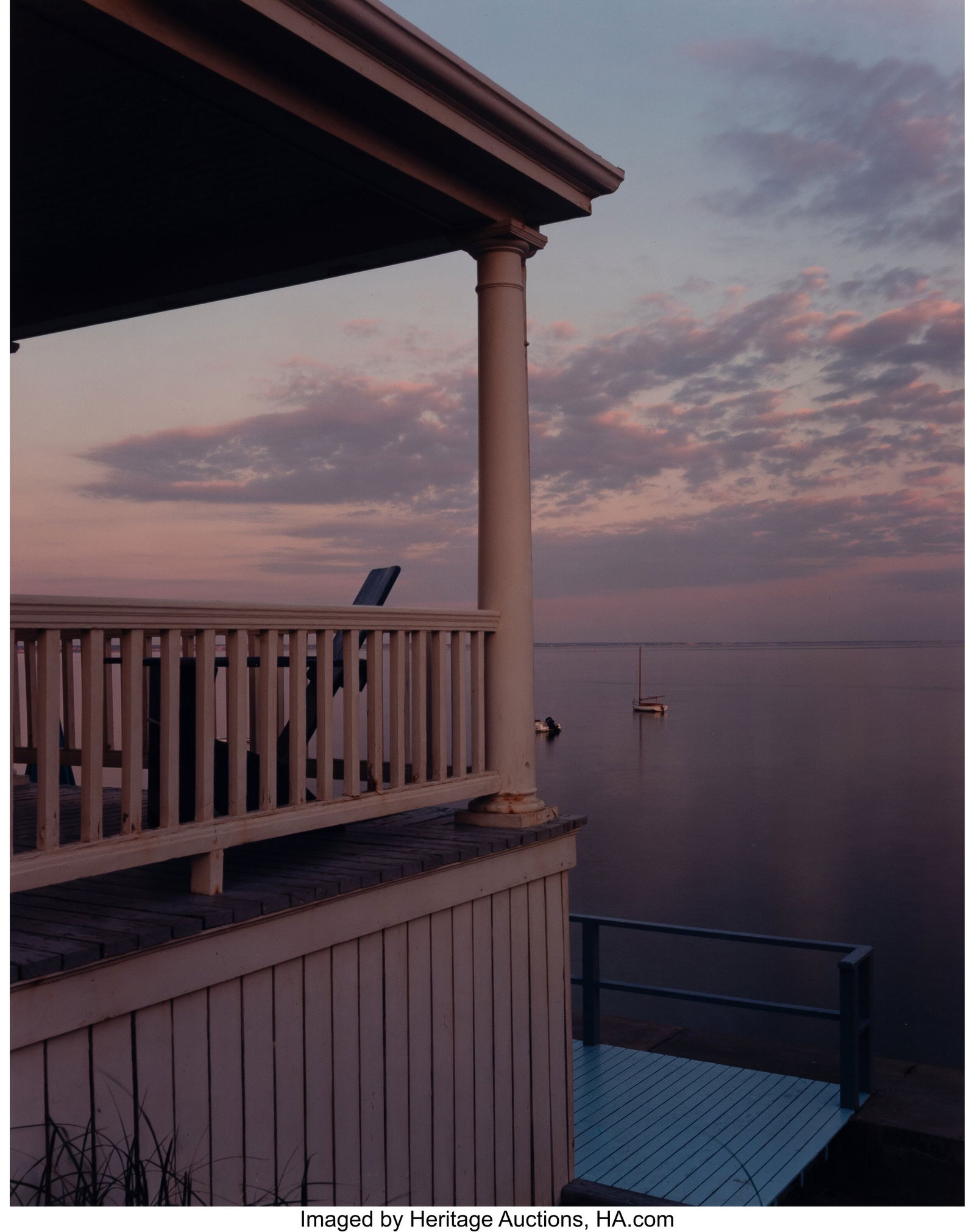 Joel Meyerowitz (American, b. 1938) Provincetown: Joel Meyerowitz (American, b. 1938) Provincetown, Massachusetts (from Porch series), 1990 Dye coupler print on Kodak paper 23-1/2 x 18-1/2 inches &