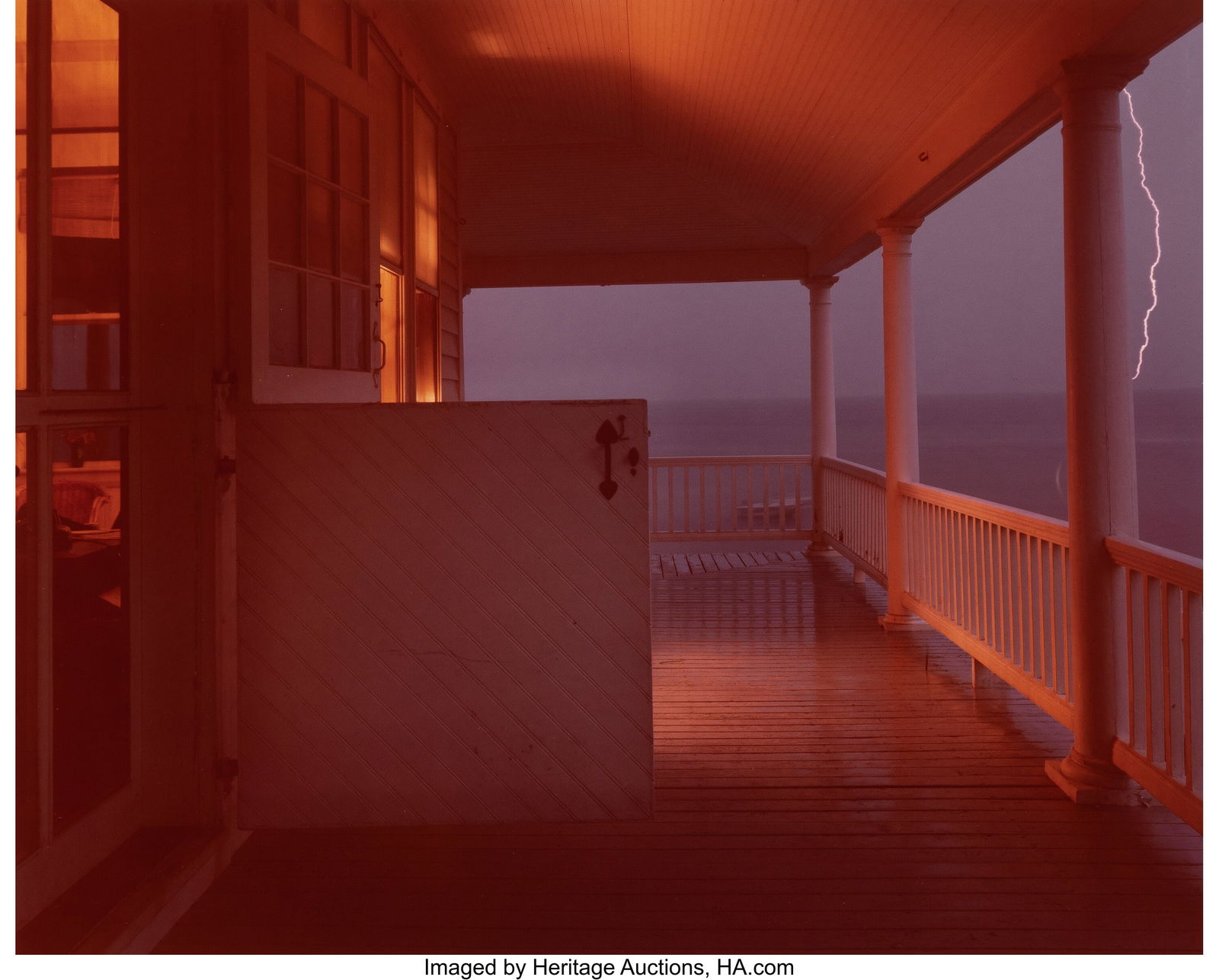 Joel Meyerowitz (American, b. 1938) Provincetown: Joel Meyerowitz (American, b. 1938) Provincetown, Massachusetts (from Porch series), 1977 Dye coupler print on Kodak paper, printed 1978 7-1/2 x