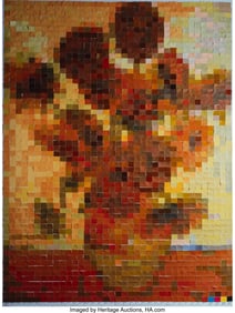 73504&colon; Vik Muniz &lpar;Brazilian&comma; b&period; 1961&rpar; Sunflowers &lpar;after