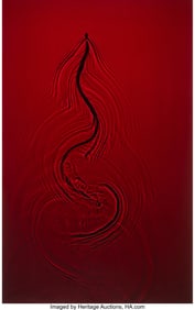 73507&colon; Adam Fuss &lpar;British&comma; b&period; 1961&rpar; Red Snake&comma; 1998 Uni