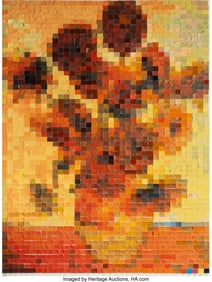 73472&colon; Vik Muniz &lpar;Brazilian&comma; 1961&rpar; Sunflowers &lpar;after Vi