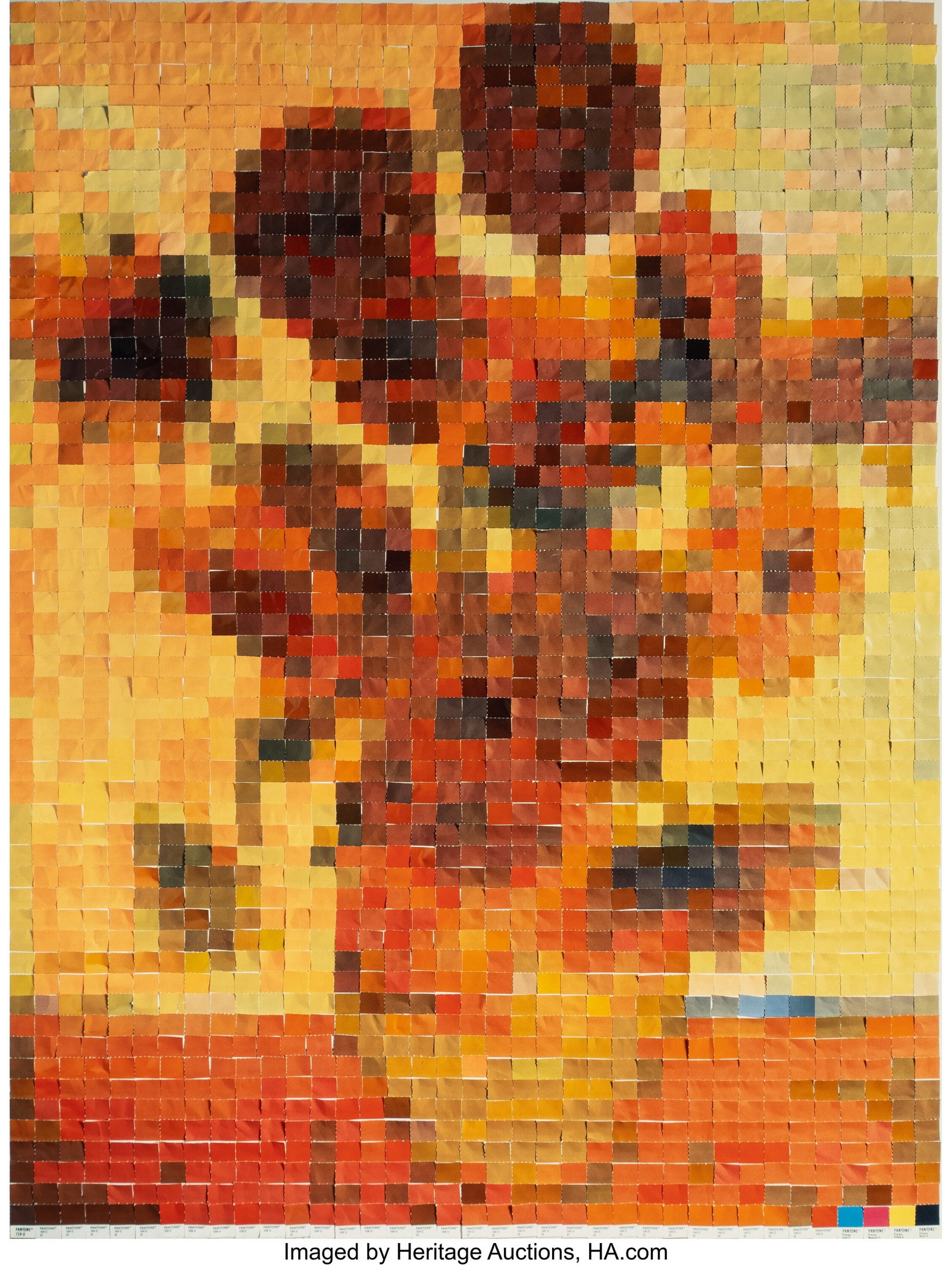 Vik Muniz (Brazilian, 1961) Sunflowers (after Vi: Vik Muniz (Brazilian, 1961) Sunflowers (after Vincent Van Gogh, from Pictures of Color), 2001 Dye bleach print, 2004 21 x 16 inches (53.3 x 40&p