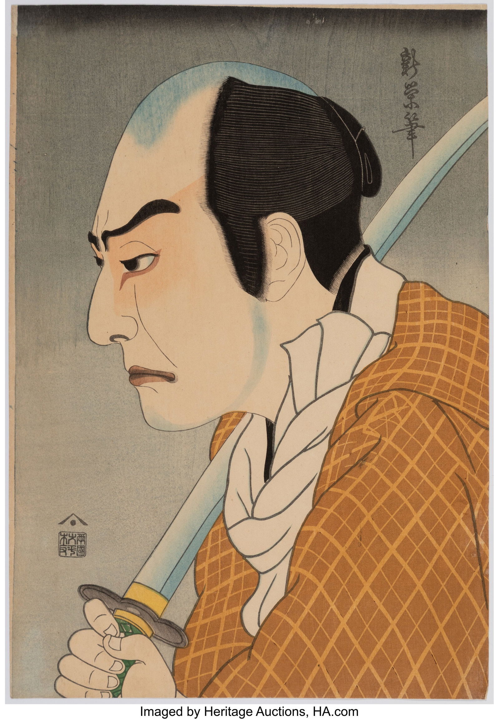 Shin'ei (Japanese, active 1920s-1930s) An Actor (1 of 2)