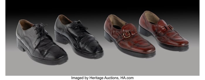 38042&colon; Two pairs of Nuflex Shoes belonging to Vivian Ma