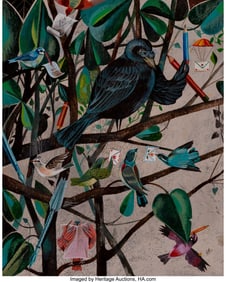 43153&colon; Olaf Hajek &lpar;b&period; 1965&rpar; Untitled Oil and acrylic on