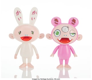 43227&colon; Takashi Murakami &lpar;b&period; 1962&rpar; Kaikai-chan and Kiki-