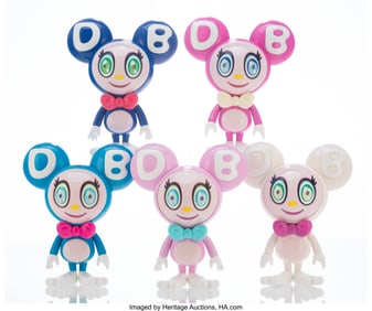 43229&colon; Takashi Murakami X MoMA DOB-kun &lpar;set of 5&rpar;&comma; 2019