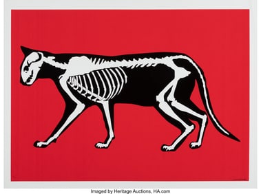 43159&colon; Hijack &lpar;b&period; 1992&rpar; Skeleton Cat &lpar;Red&rpar;&comma; 2022 Screen