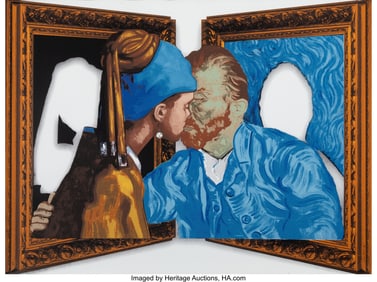 43162&colon; Hijack &lpar;b&period; 1992&rpar; Kissing Booth&comma; 2023 Screenprint