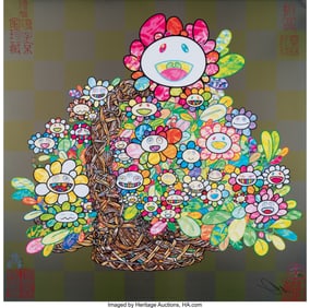 43232&colon; Takashi Murakami &lpar;b&period; 1962&rpar; Flowers in a Basket&comma; 