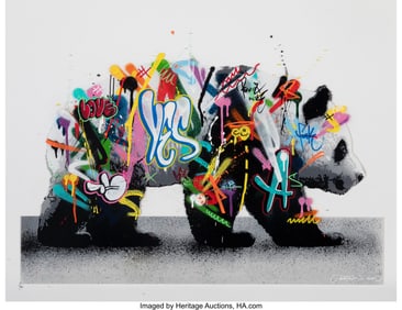 43314&colon; Martin Whatson &lpar;b&period; 1984&rpar; Panda&comma; 2020 Acrylic and