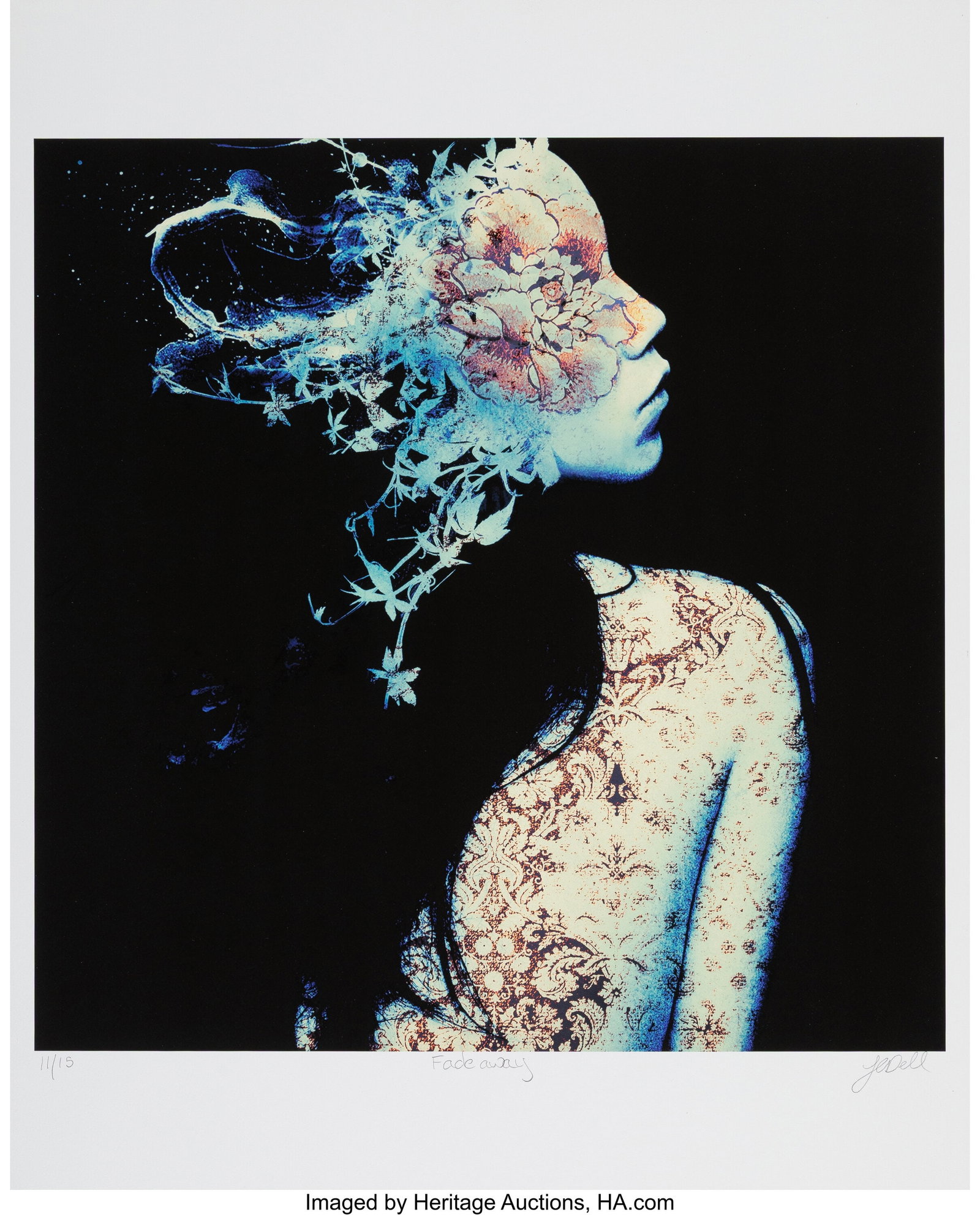 Leslie Ann O'Dell (20th Century) Fade Away, 2012: Leslie Ann O'Dell (20th Century) Fade Away, 2012 Archival pigment print in colors on wove paper 21 x 16 inches (53.3 x 40.6 cm) (sheet) Ed. 11&