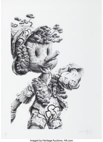 43255&colon; Pez &lpar;20th Century&rpar; Lies&comma; 2019 Giclée print on S