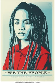 43111&colon; Shepard Fairey &lpar;b&period; 1970&rpar; Protect Each Other&comma; fro