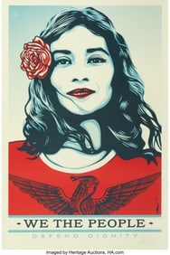 43113&colon; Shepard Fairey &lpar;b&period; 1970&rpar; Defend Dignity&comma; from We