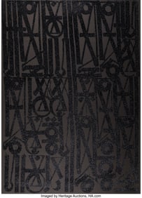 43260&colon; RETNA &lpar;b&period; 1979&rpar; Black on Blast&comma; 2022 Lithograph 