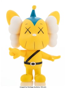 43190&colon; KAWS &lpar;b&period; 1974&rpar; JPP &lpar;Yellow&rpar;&comma; 2008 Painted cast v