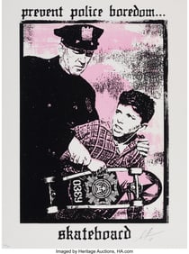 43117&colon; Shepard Fairey &lpar;b&period; 1970&rpar; Prevent Police Boredom&comma;