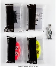43191&colon; KAWS &lpar;b&period; 1974&rpar; Keychains &lpar;five works&rpar;&comma; 2009 Pain