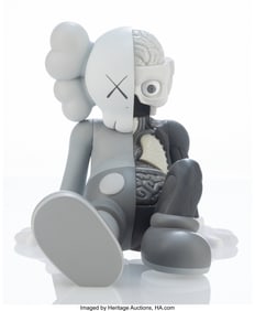 43192&colon; KAWS &lpar;b&period; 1974&rpar; Resting Place &lpar;Grey&rpar;&comma; 2013 Painte