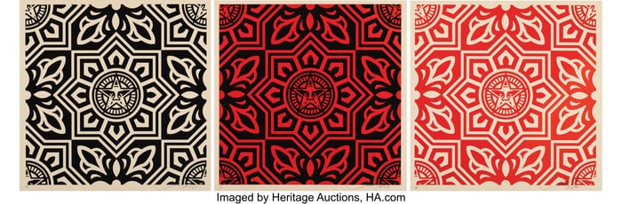 43120&colon; Shepard Fairey &lpar;b&period; 1970&rpar; Venice Pattern &lpar;three w