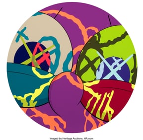 43196&colon; KAWS &lpar;b&period; 1974&rpar; The News&comma; 2017 Screenprint in col