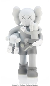 43199&colon; KAWS &lpar;b&period; 1974&rpar; Clean Slate &lpar;Grey&rpar;&comma; 2018 Painted 