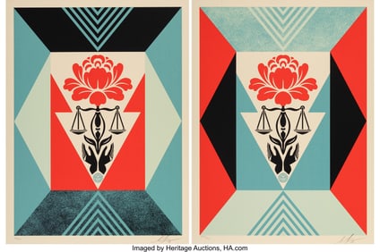 43124&colon; Shepard Fairey &lpar;b&period; 1970&rpar; Cultivate Justice &lpar;dipt