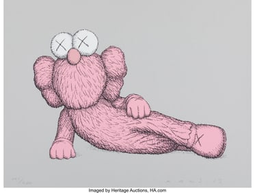 43203&colon; KAWS &lpar;b&period; 1974&rpar; Time Off&comma; 2023 Screenprint in col
