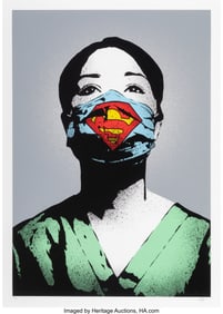 43129&colon; FAKE &lpar;b&period; 1980&rpar; Super Nurse&comma; 2020 Screenprint in 