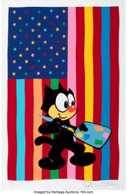 43064&colon; Ronnie Cutrone &lpar;1948-2013&rpar; Felix and Flag&comma; 1988 