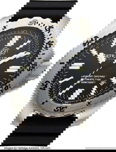 Dial Deep Blue Daynight Ops Pro T100 Deep Blue Sun Diver 1k