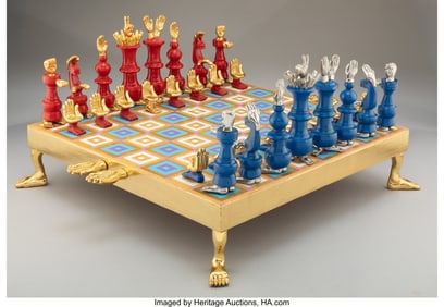 37016&colon; Pedro Friedeberg &lpar;b&period; 1936&rpar; Chess Set&comma; 2011 Polyc