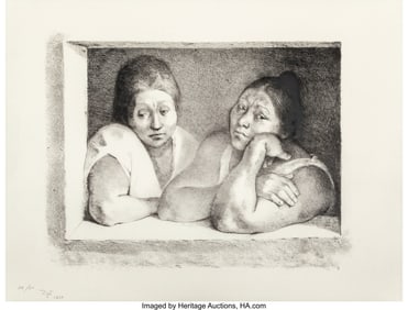 37033&colon; Francisco Zuniga &lpar;1912-1998&rpar; The Women in the Wi