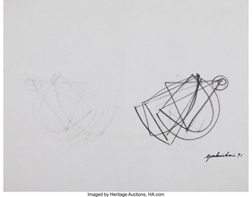 37059&colon; Luis Palacios Kaim &lpar;b&period; 1946&rpar; Untitled &lpar;Geometric