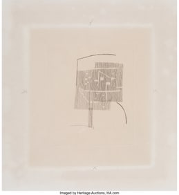 37068&colon; Gego &lpar;1912-1994&rpar; Sin Titulo&comma; 1963 Etching on pap