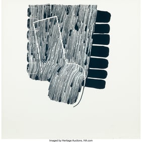 37069&colon; Gego &lpar;1912-1994&rpar; Untitled&comma; 1966 Lithograph in co