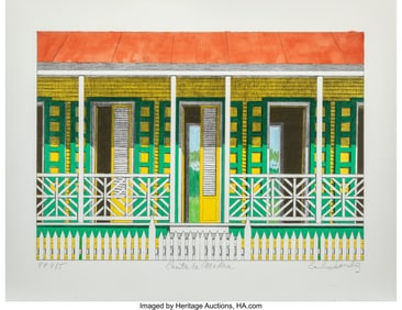 37078&colon; Emilio Sanchez &lpar;1921-1999&rpar; Casita De Madera&comma; 199