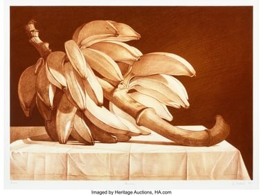 37082&colon; Edgar Soberon &lpar;b&period; 1962&rpar; Racimo&comma; 1997 Lithograph 